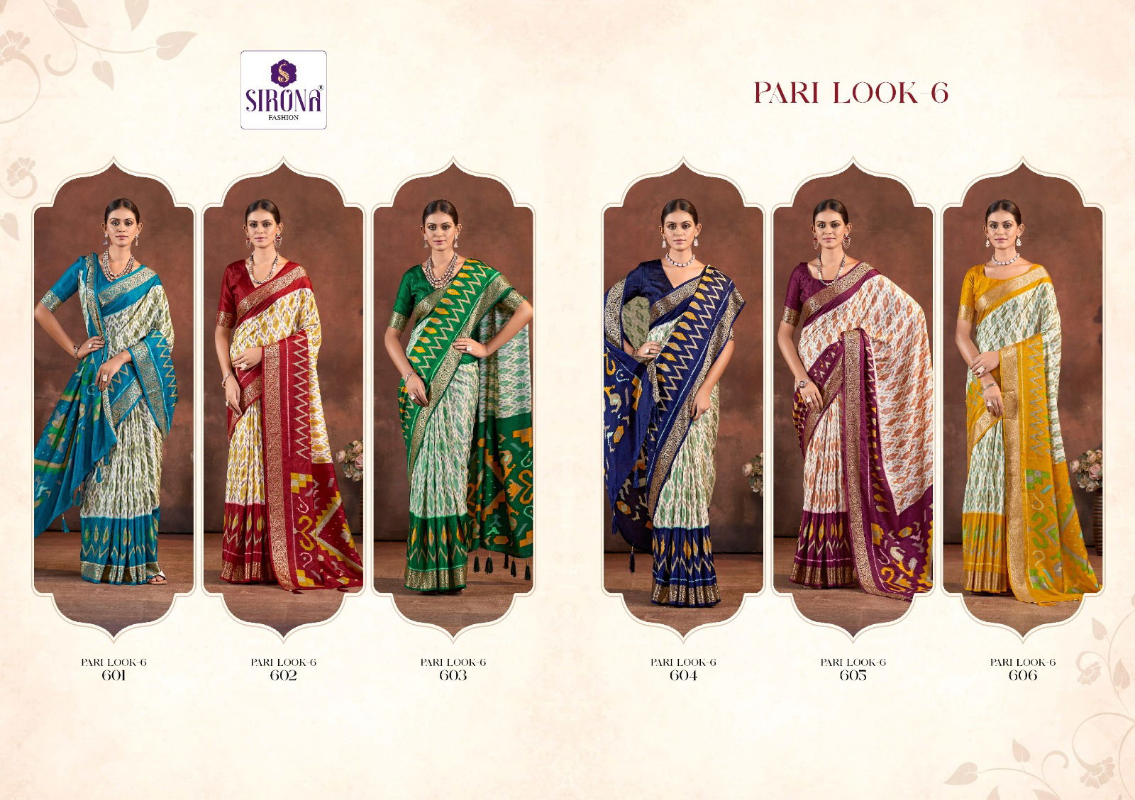 Pari Look 6 By Sirona Tusser Silk Wedding Wear Sarees Wholesale In India